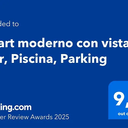 Moderno Con Vista Al Mar, Piscina, Parking *